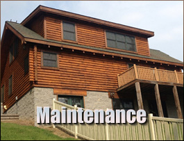  Ridgeway, North Carolina Log Home Maintenance